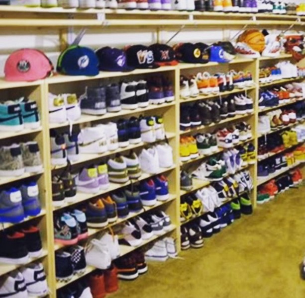 Chris Brown gives fans a peek into his walk-in closet  